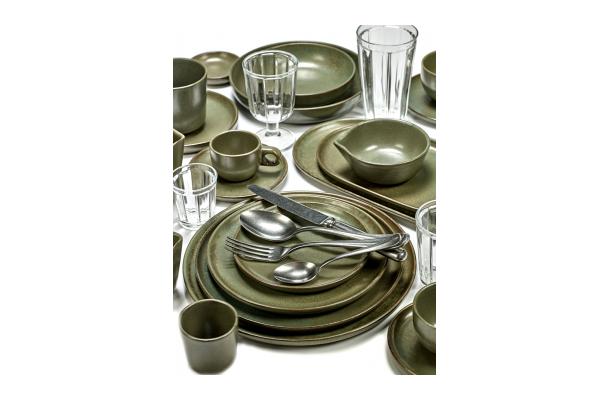 Surface - bord Ø 24 x H1,5 cm Camo Green - by Sergio Herman