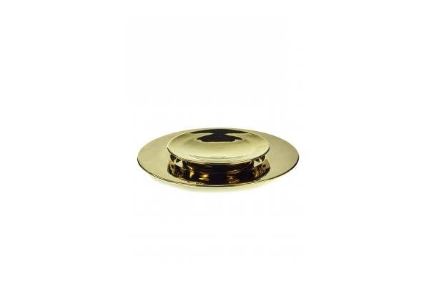 S.Pellegrino - broodbord Ø 14 cm goud - by Charles Kaisin S.Pellegrino - broodbord Ø 14 cm goud - by Charles Kaisin