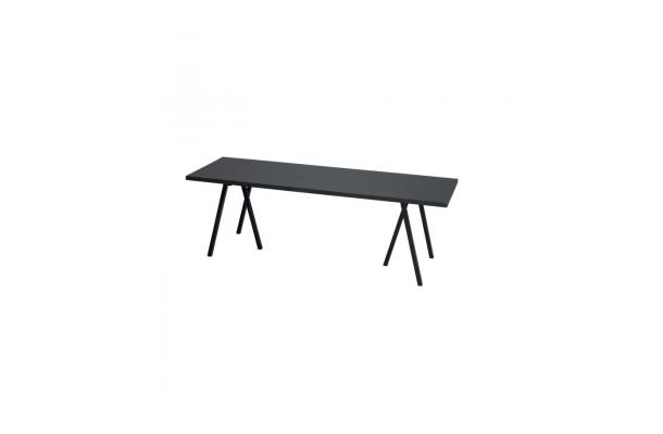 Tafel Long Island 230 zwart Low Tafel Long Island 230 zwart Low