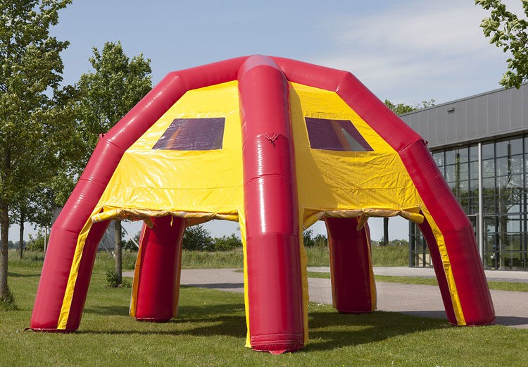 Spidertent 6.8m rood-geel
