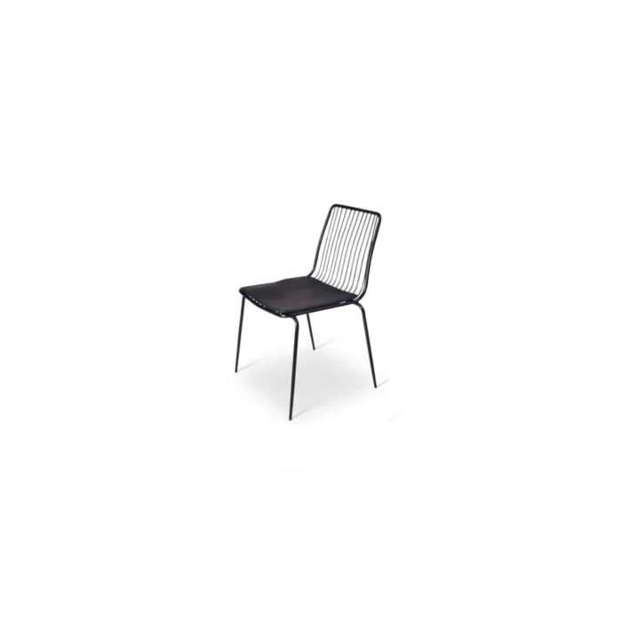 Wire chair black