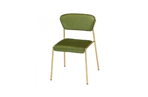 Stoel Velvet green - gold Stoel Velvet green - gold
