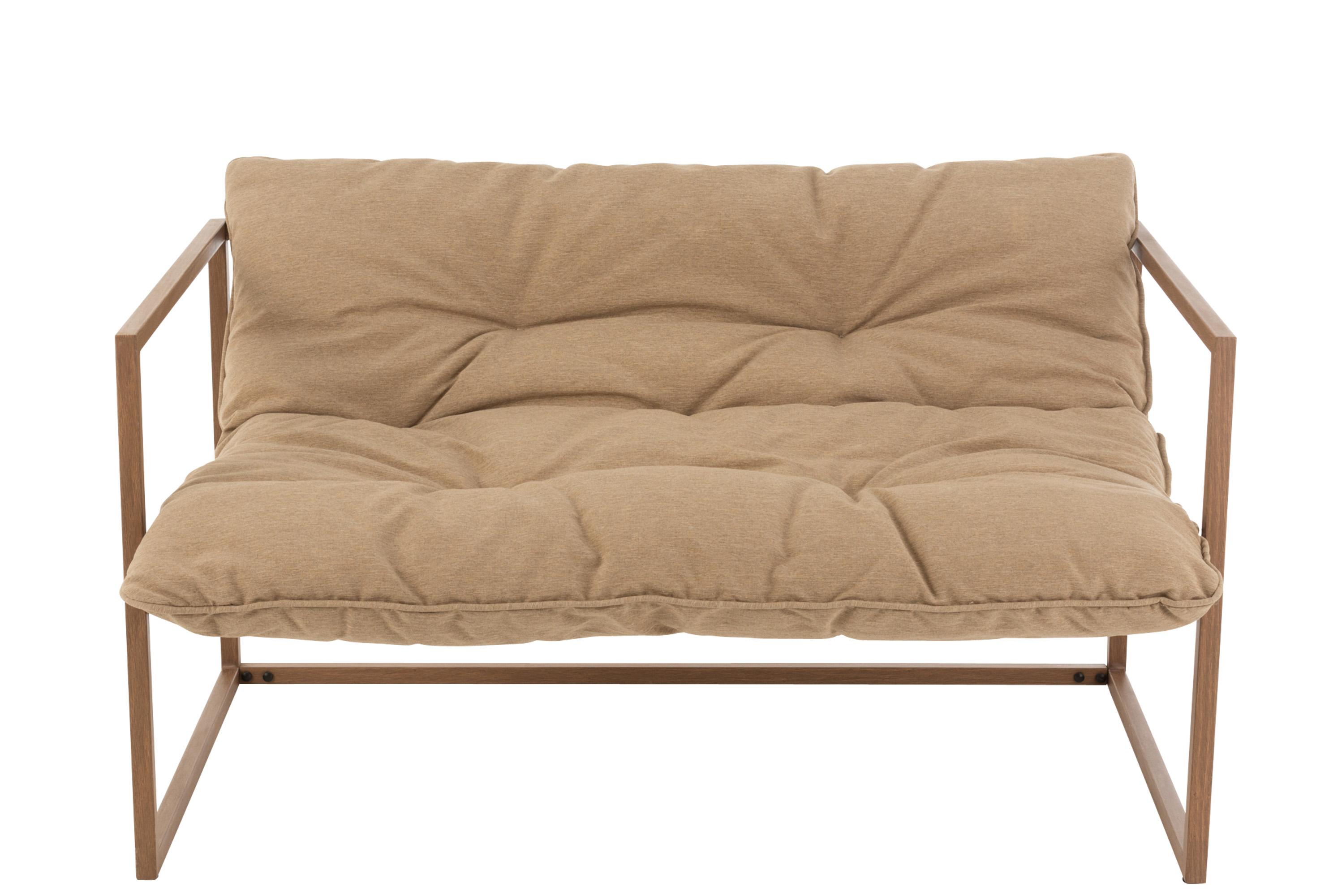 Lounge zetel 2-zit beige