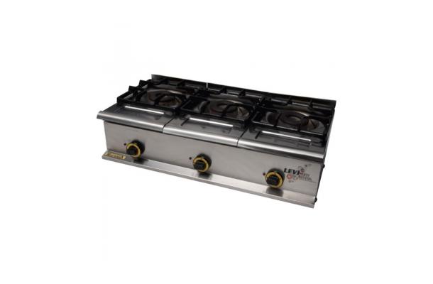 Kookfornuis 3 bekken gas