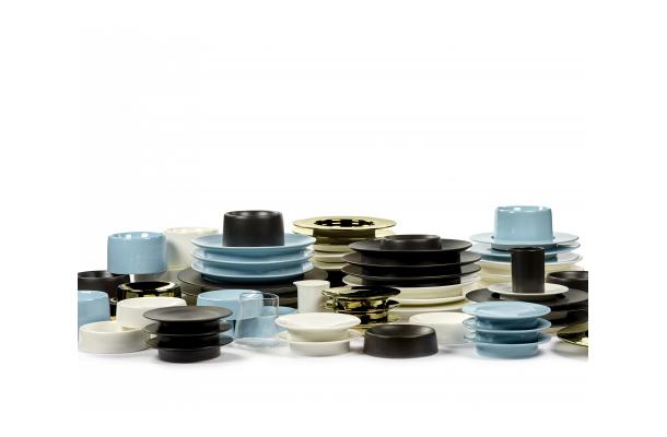 S.Pellegrino - broodbord Ø 14 cm blauw - by Charles Kaisin