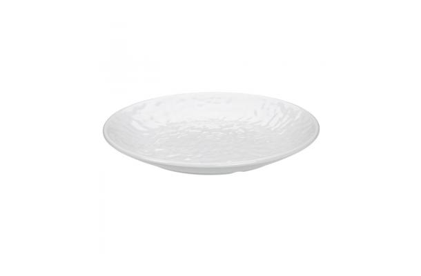 Buffetschaal melamine plat wit Ø 40 cm - 3 l