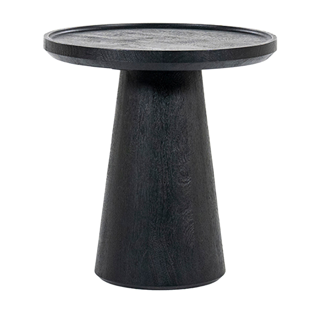 Bijzettafel cone zwart Ø 46cm Bijzettafel cone zwart Ø 46cm