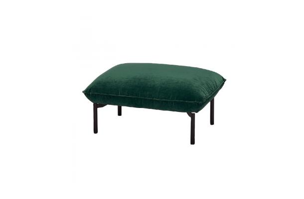 Zitpoef Velvet dark green