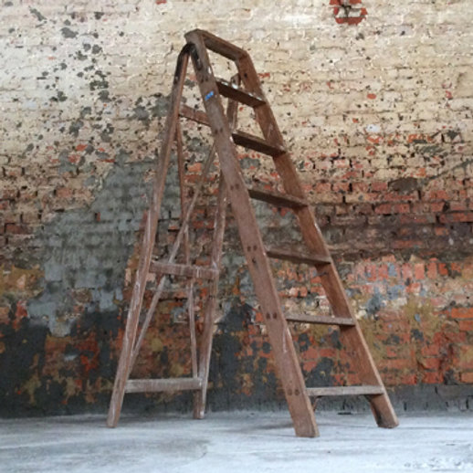 Houten ladder Houten ladder