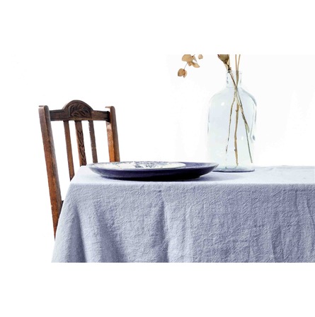 Nappen in Linnen 300x750cm Bleu Jeans