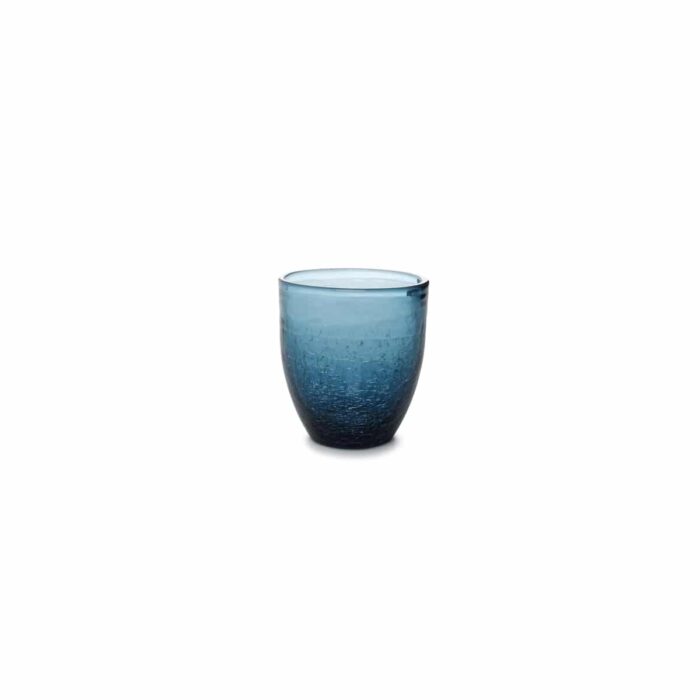 Waterglas 25 cl Cracklé blauw