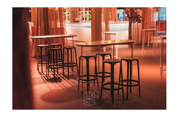 Barstoel Vondom zwart Barstoel Vondom zwart