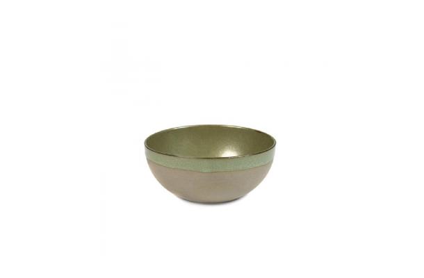 Surface - bowl Ø 15 x H6,5 cm - 50 cl Camo Green - by Sergio Herman