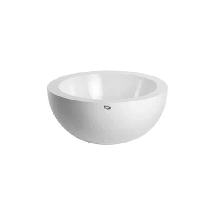 Bowl Kingston shiny white Ø60 x H28