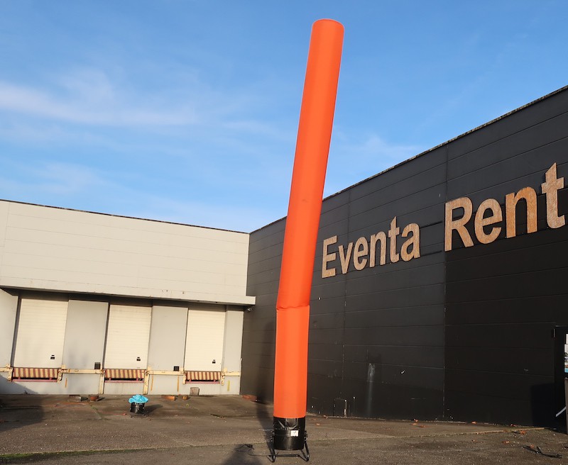 Skytube 6m Oranje incl. blower Skytube 6m Oranje incl. blower