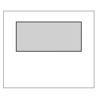 Zijzeil met raam wit 3m voor vouwtent 3x3m en 3x6m
