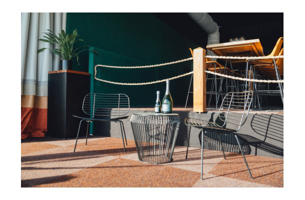 Loungestoel Stella zwart Loungestoel Stella zwart
