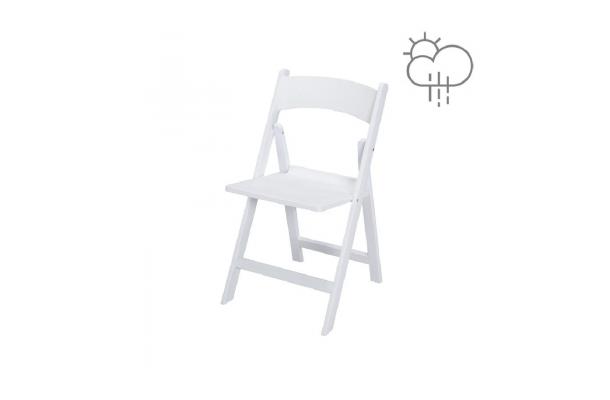 Klapstoel wit - PVC Klapstoel wit - PVC