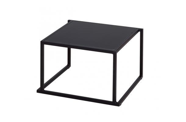 Salontafel frame 50 zwart + blad omkeerbaar zwart/donker eik Salontafel frame 50 zwart + blad omkeerbaar zwart/donker eik