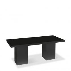 Dinertafel Basic zwart