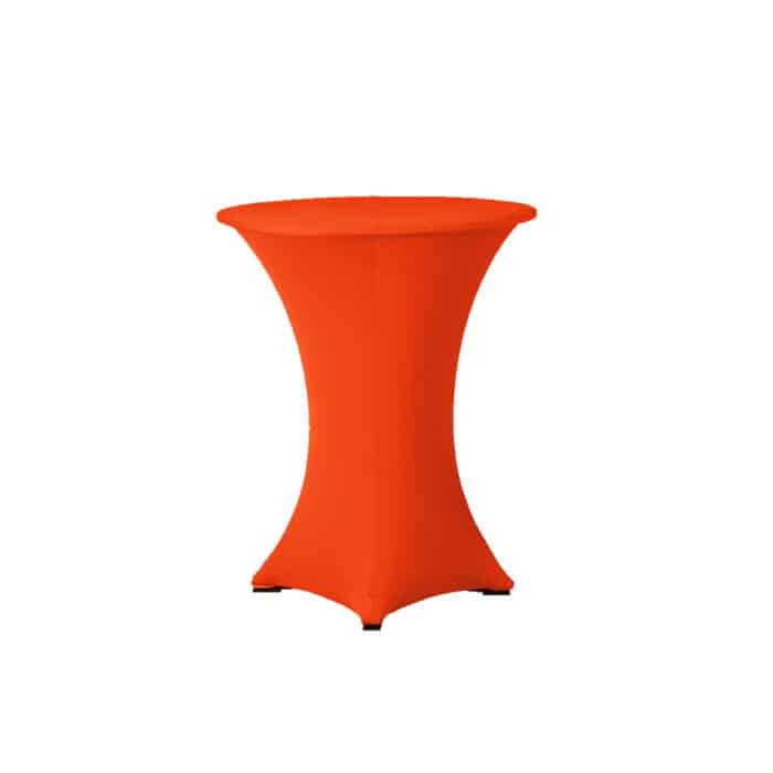 Statafelhoes stretch oranje incl. topcover
