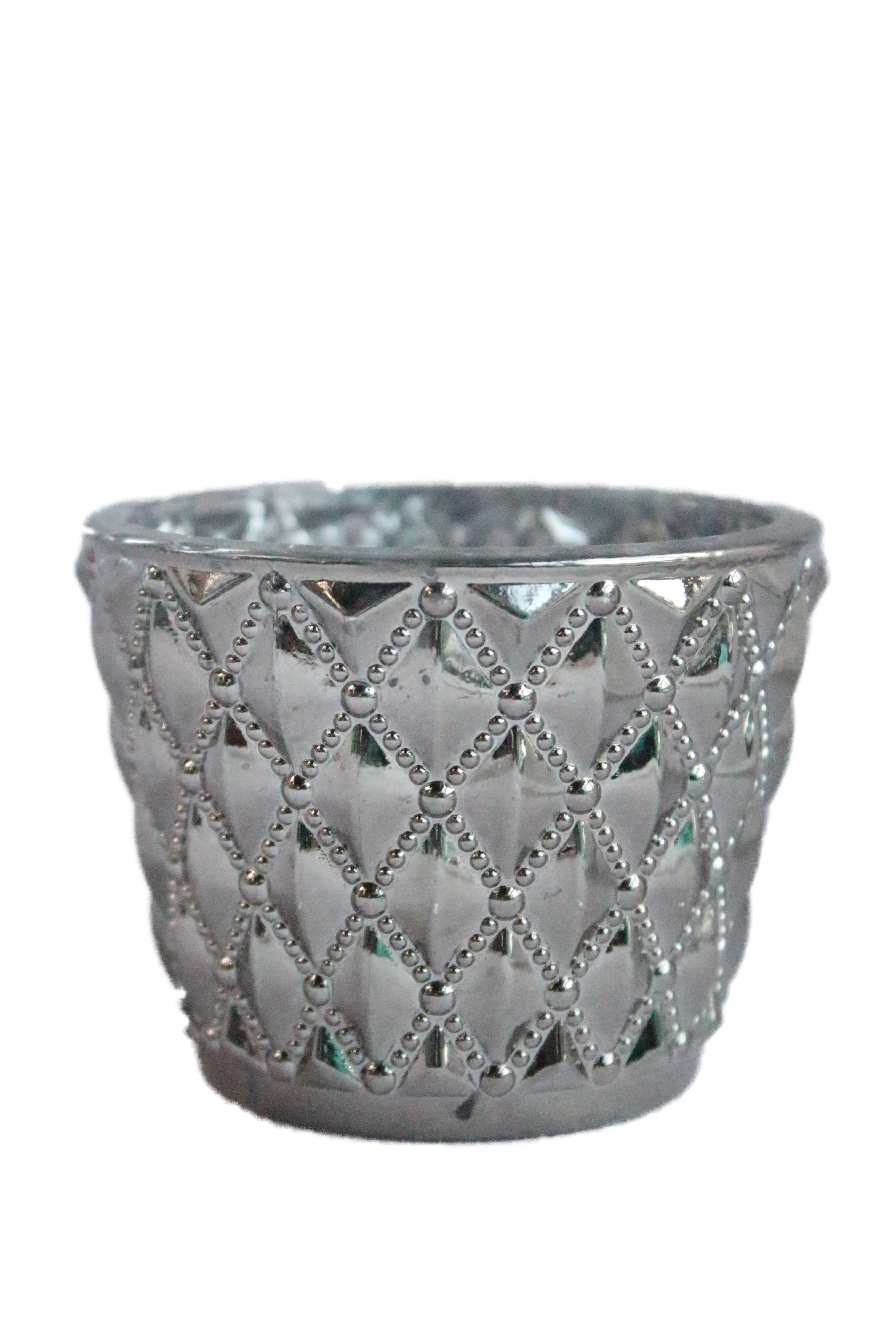 Theelichthouder Zilver