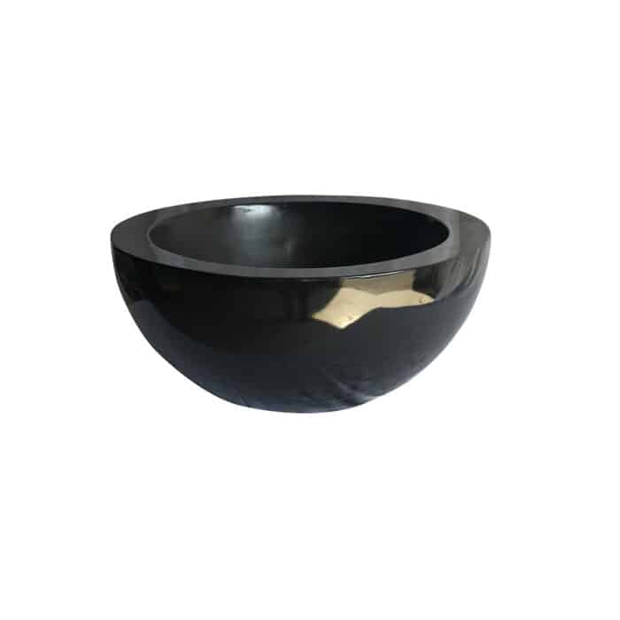 Bowl Kingston shiny black Ø60 x H28