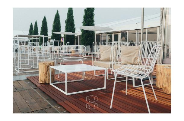 Loungestoel Stella wit Loungestoel Stella wit