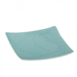 Bord vierkant, aqua