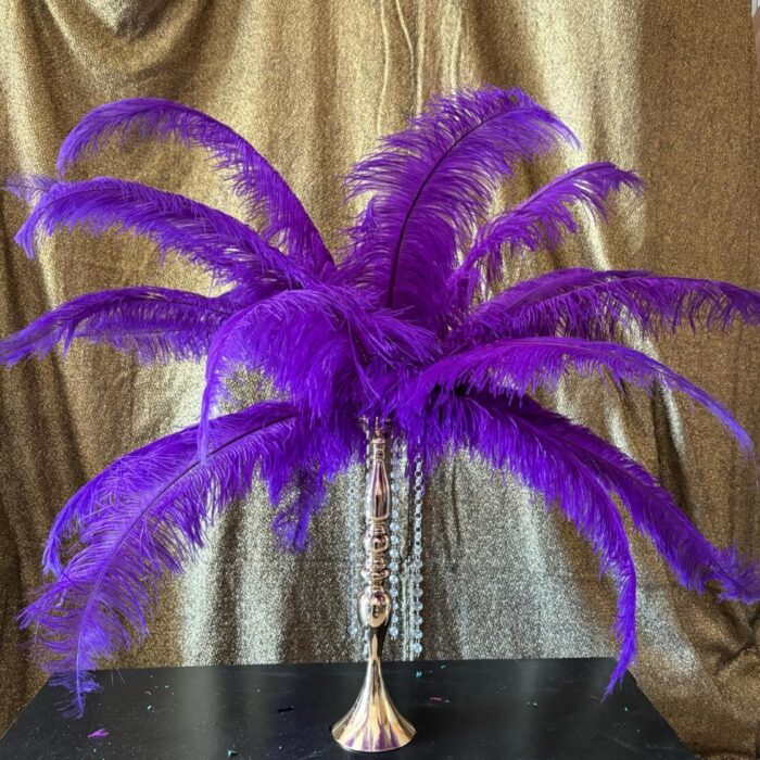 Centerpiece Pluimen Paars