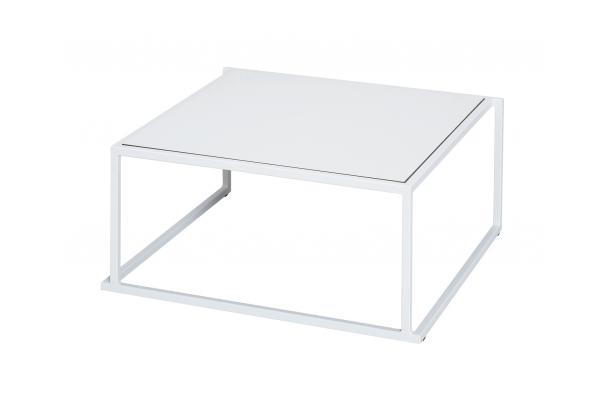 Salontafel frame 70 wit + blad omkeerbaar wit/eik Salontafel frame 70 wit + blad omkeerbaar wit/eik
