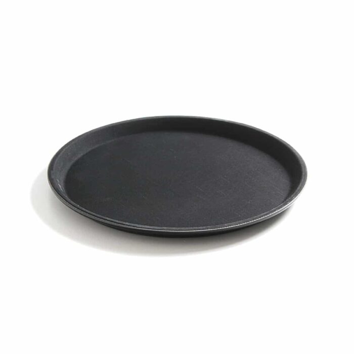 Dienblad rond 40 cm – zwart