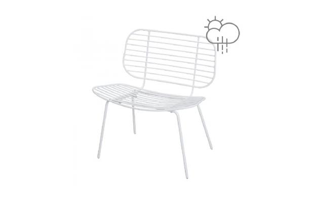 Loungestoel Stella wit Loungestoel Stella wit