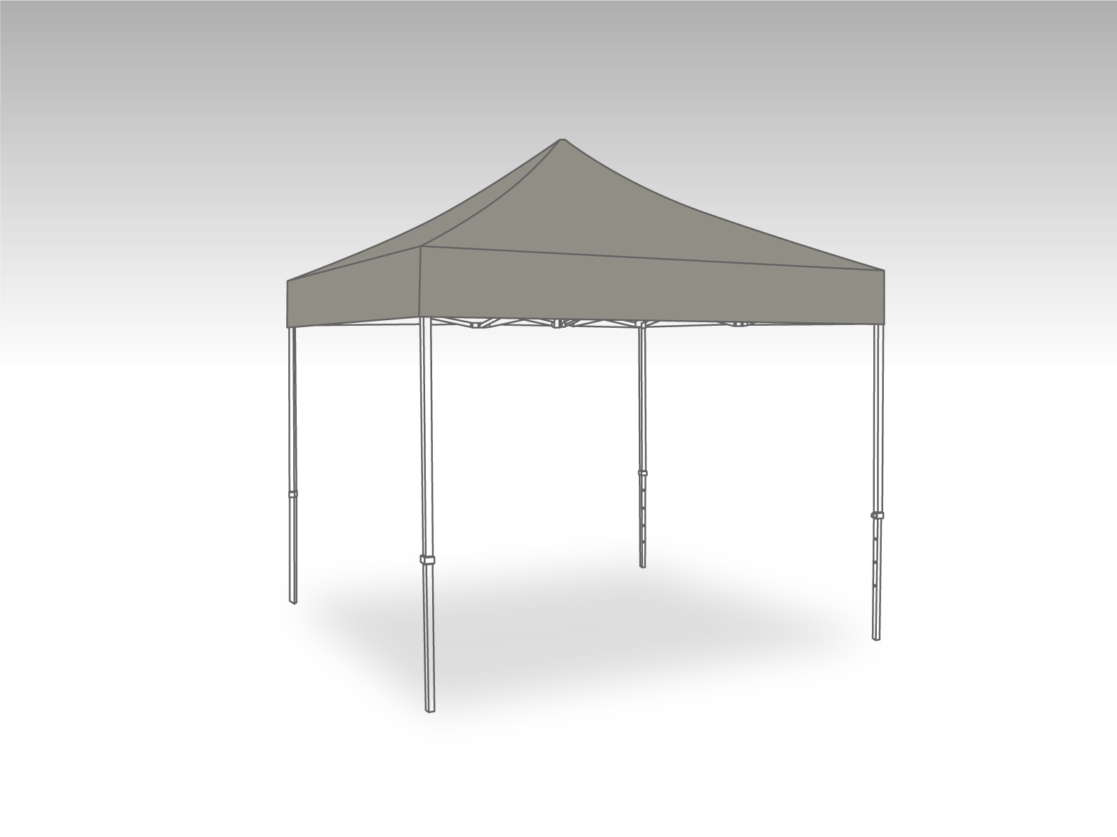 Vouwtent 3 x 3 m