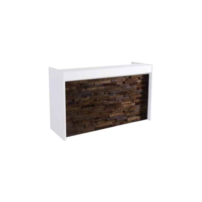 Multi bar WHITE – RECYCLED WOOD // 10m