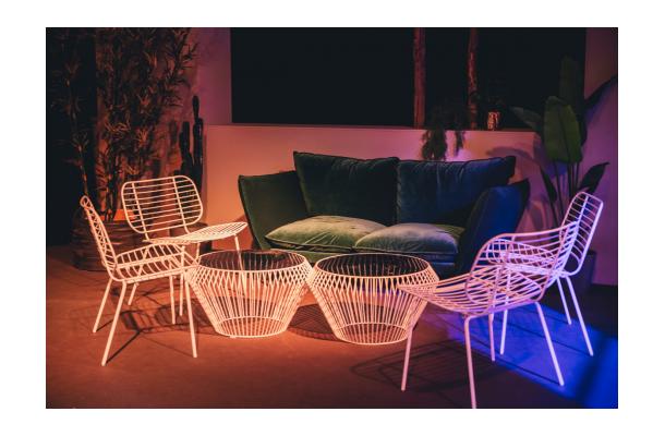 Loungestoel Stella wit Loungestoel Stella wit