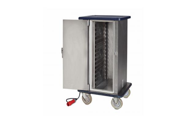 Foodwarmkast enkel 1x 15 GN1/1 dubbel deur - 220V - 16Amp. excl. roosters