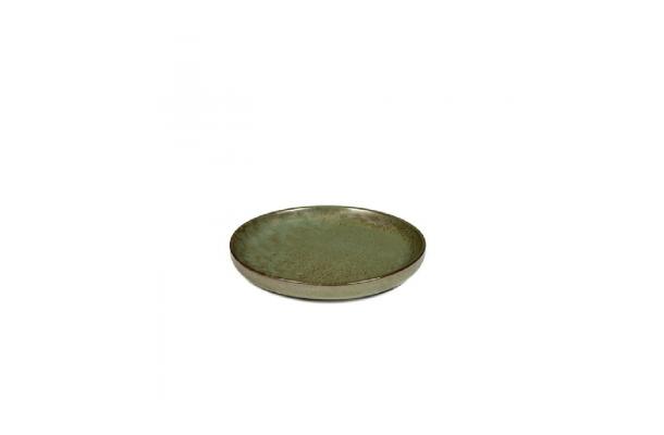 Surface - bord Ø 16 x H2 cm Camo Green - By Sergio Herman Surface - bord Ø 16 x H2 cm Camo Green - By Sergio Herman