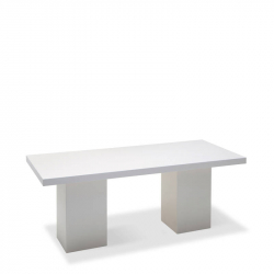 Dinertafel Basic White Dinertafel Basic White
