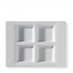 Aperoschaal 4 vaks 19 x 14,5 cm Aperoschaal 4 vaks 19 x 14,5 cm