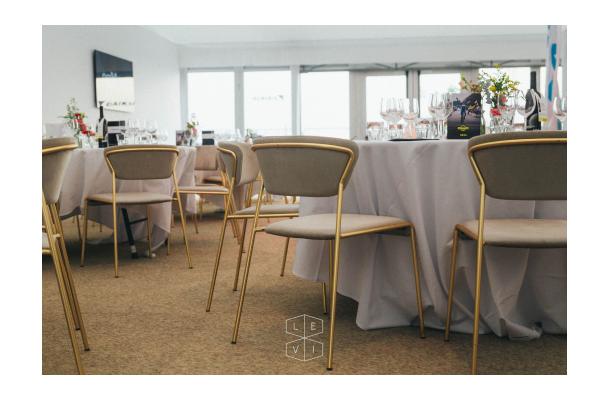 Stoel Velvet beige - gold Stoel Velvet beige - gold