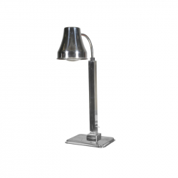 Warmhoudlamp enkel Chroom