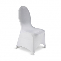 Cover chair stretch White